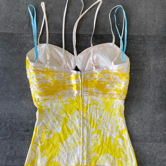 Yellow silk Marciano top - Picture 4 of 8